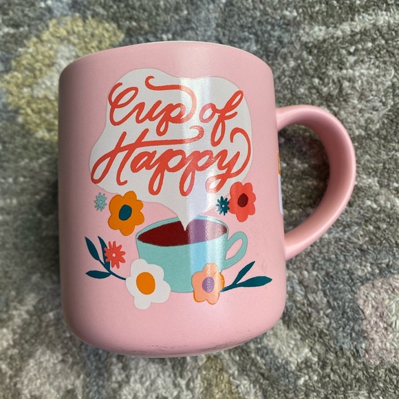 Opal house Ceramic Pink Floral Mug - Cup of Happy - Picture 1 of 5